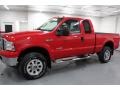 2006 Red Clearcoat Ford F350 Super Duty XLT SuperCab 4x4  photo #8