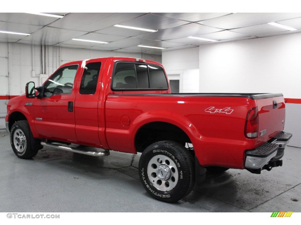 Red Clearcoat 2006 Ford F350 Super Duty XLT SuperCab 4x4 Exterior Photo #74393360