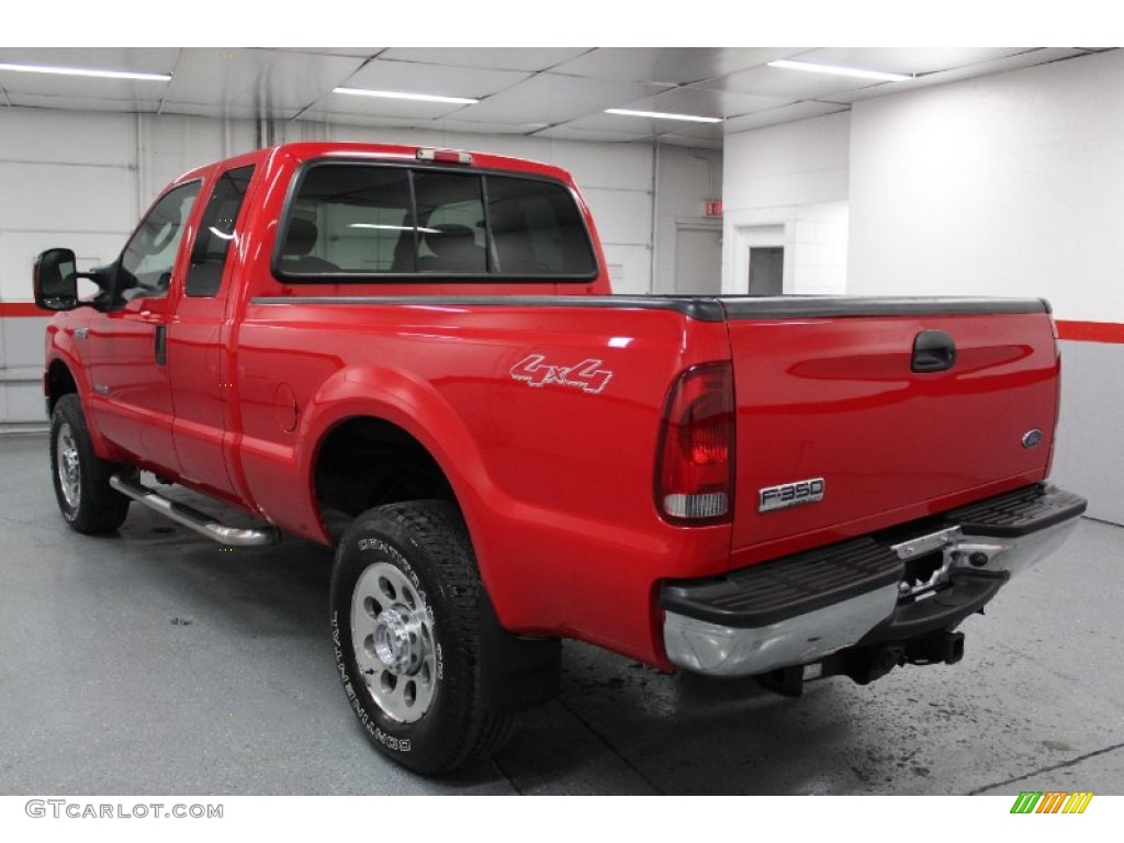 Red Clearcoat 2006 Ford F350 Super Duty XLT SuperCab 4x4 Exterior Photo #74393382