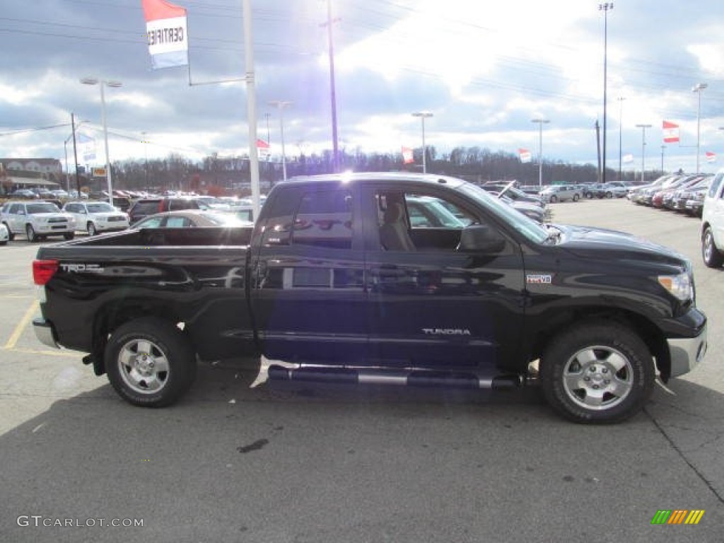 2010 Tundra TRD Double Cab 4x4 - Black / Sand Beige photo #6