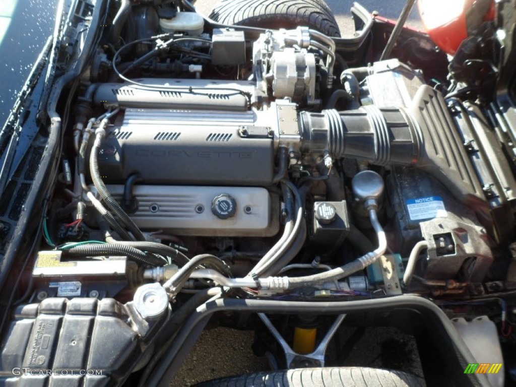 1992 Chevrolet Corvette Coupe 5.7 Liter OHV 16-Valve LT1 V8 Engine Photo #74394030