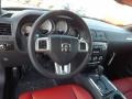 Radar Red/Dark Slate Gray 2013 Dodge Challenger Rallye Redline Steering Wheel