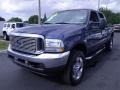 2004 Medium Wedgewood Blue Metallic Ford F250 Super Duty XLT Crew Cab 4x4  photo #9