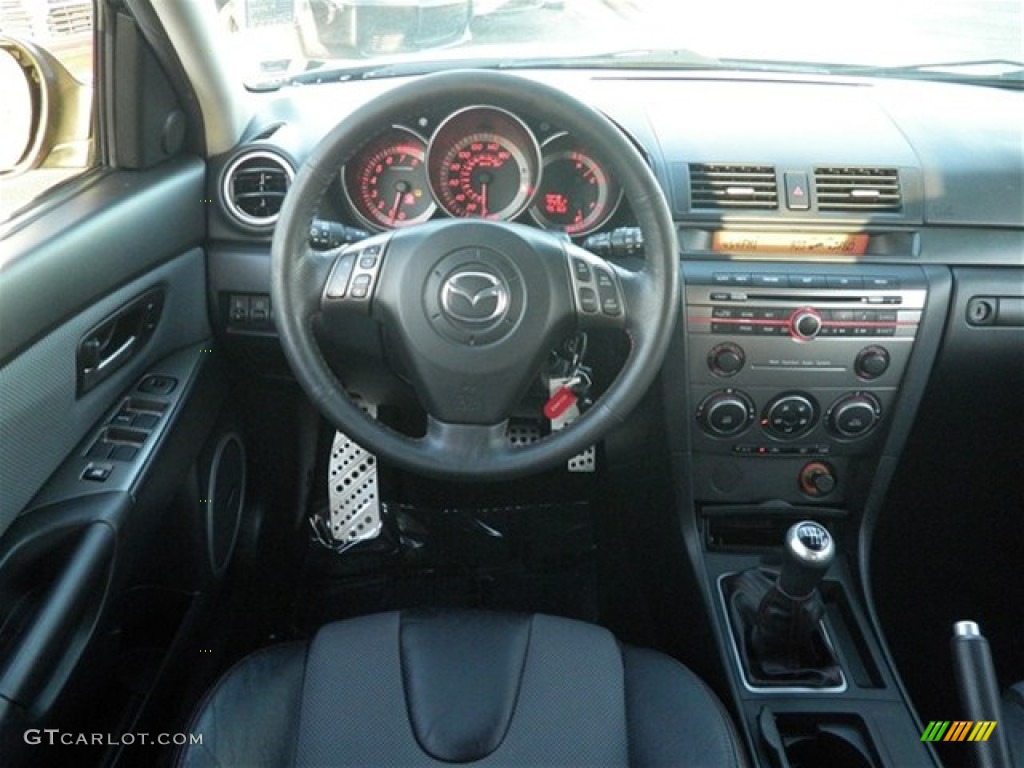 2007 MAZDA3 MAZDASPEED3 Sport - Black Mica / Gray/Black photo #30