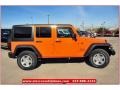 2013 Crush Orange Jeep Wrangler Unlimited Sport S 4x4  photo #7