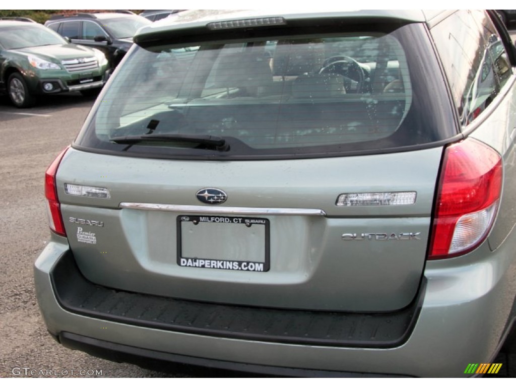 2009 Outback 2.5i Special Edition Wagon - Seacrest Green Metallic / Warm Ivory photo #7