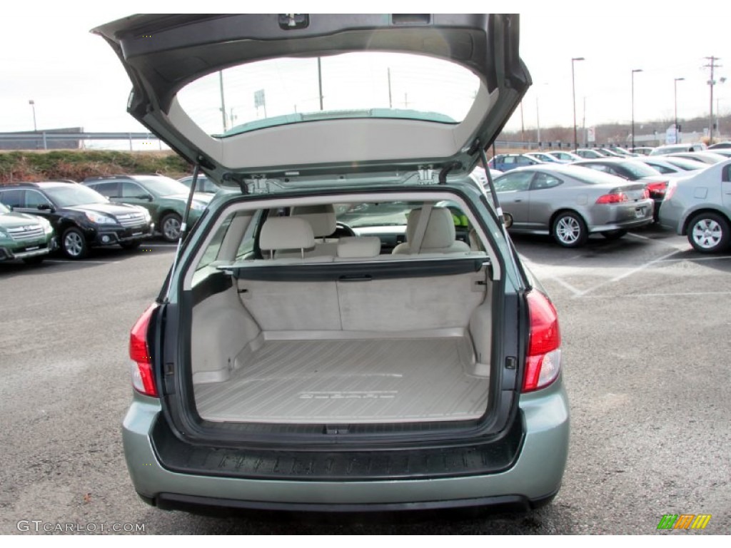 2009 Outback 2.5i Special Edition Wagon - Seacrest Green Metallic / Warm Ivory photo #8