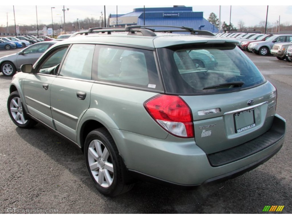 2009 Outback 2.5i Special Edition Wagon - Seacrest Green Metallic / Warm Ivory photo #10