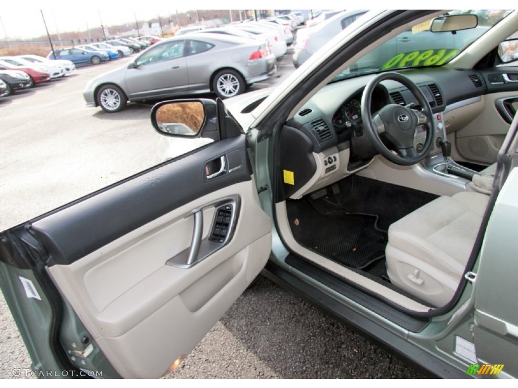 2009 Outback 2.5i Special Edition Wagon - Seacrest Green Metallic / Warm Ivory photo #13