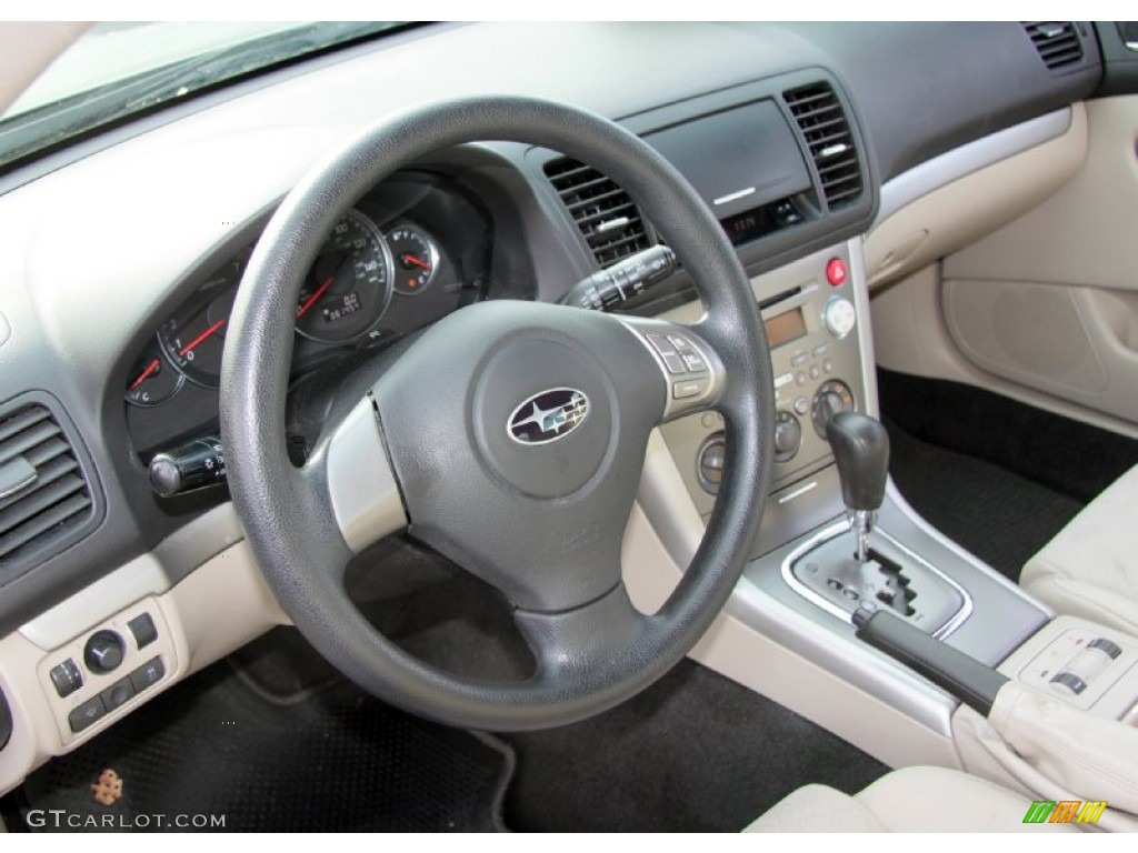 2009 Outback 2.5i Special Edition Wagon - Seacrest Green Metallic / Warm Ivory photo #14