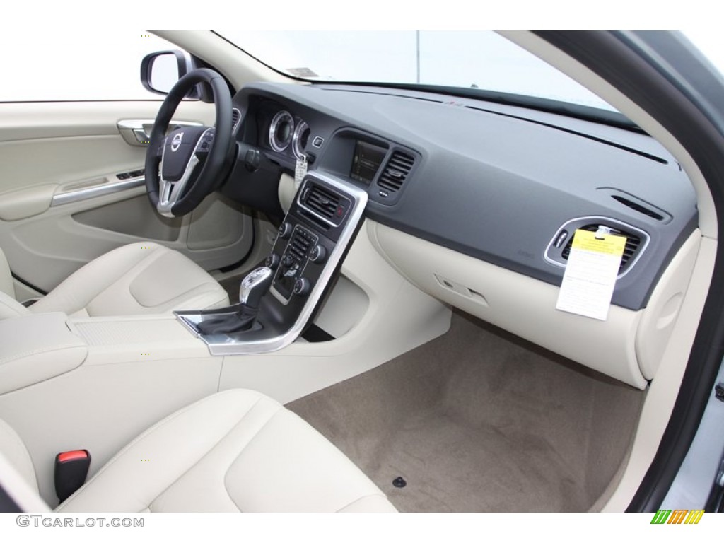 2013 Volvo S60 T5 Soft Beige Dashboard Photo #74398870