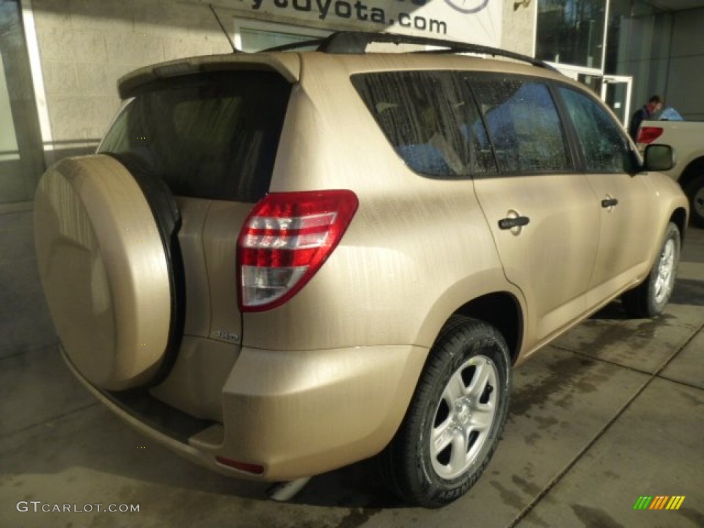 2012 RAV4 I4 4WD - Sandy Beach Metallic / Sand Beige photo #2