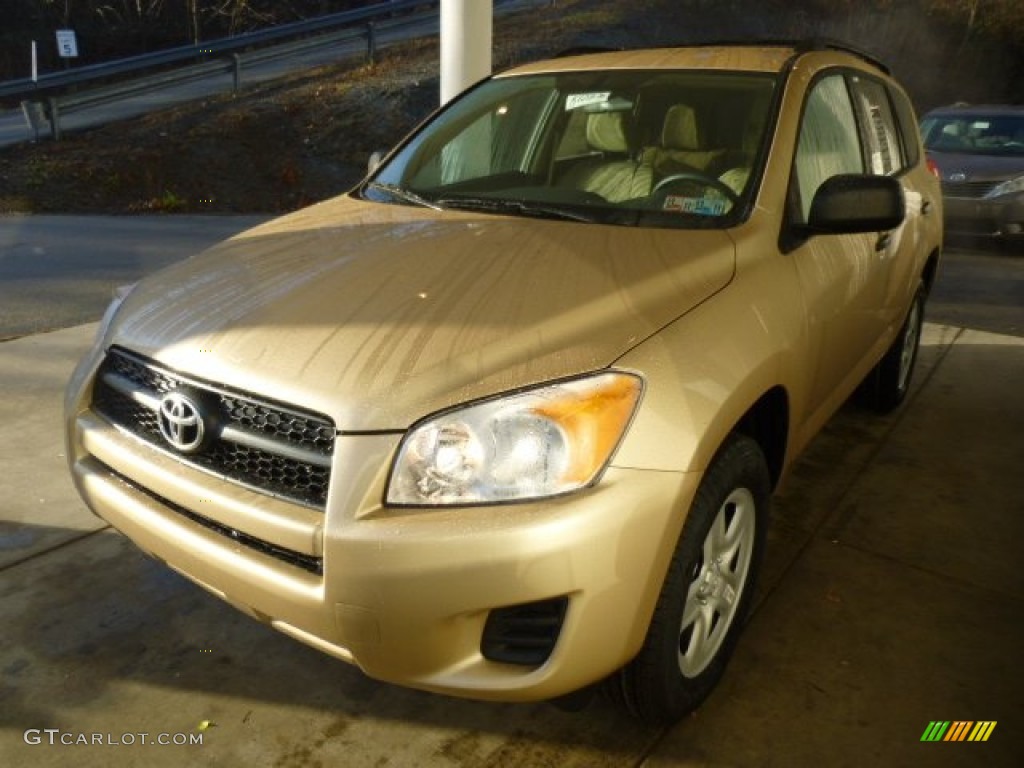 2012 RAV4 I4 4WD - Sandy Beach Metallic / Sand Beige photo #5
