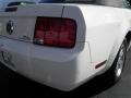 2007 Performance White Ford Mustang V6 Deluxe Convertible  photo #16