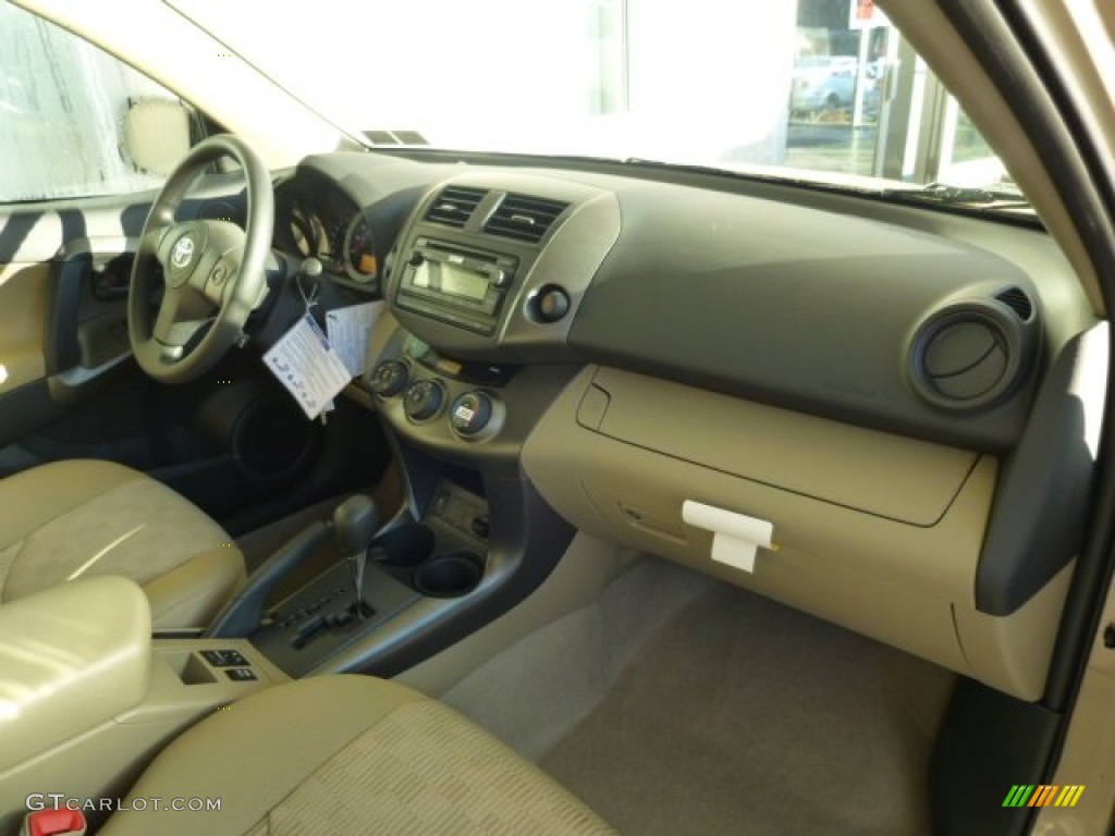2012 RAV4 I4 4WD - Sandy Beach Metallic / Sand Beige photo #10