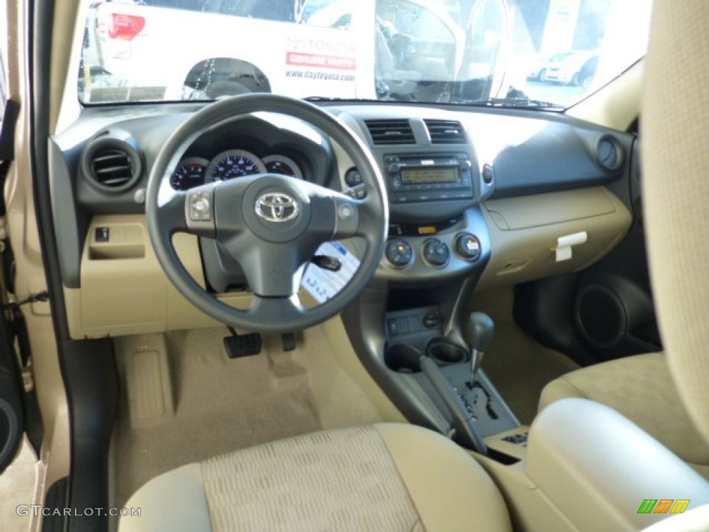 2012 RAV4 I4 4WD - Sandy Beach Metallic / Sand Beige photo #15