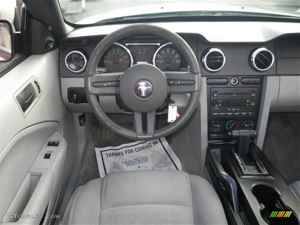 2007 Mustang V6 Deluxe Convertible - Performance White / Roush Black/Grey photo #29