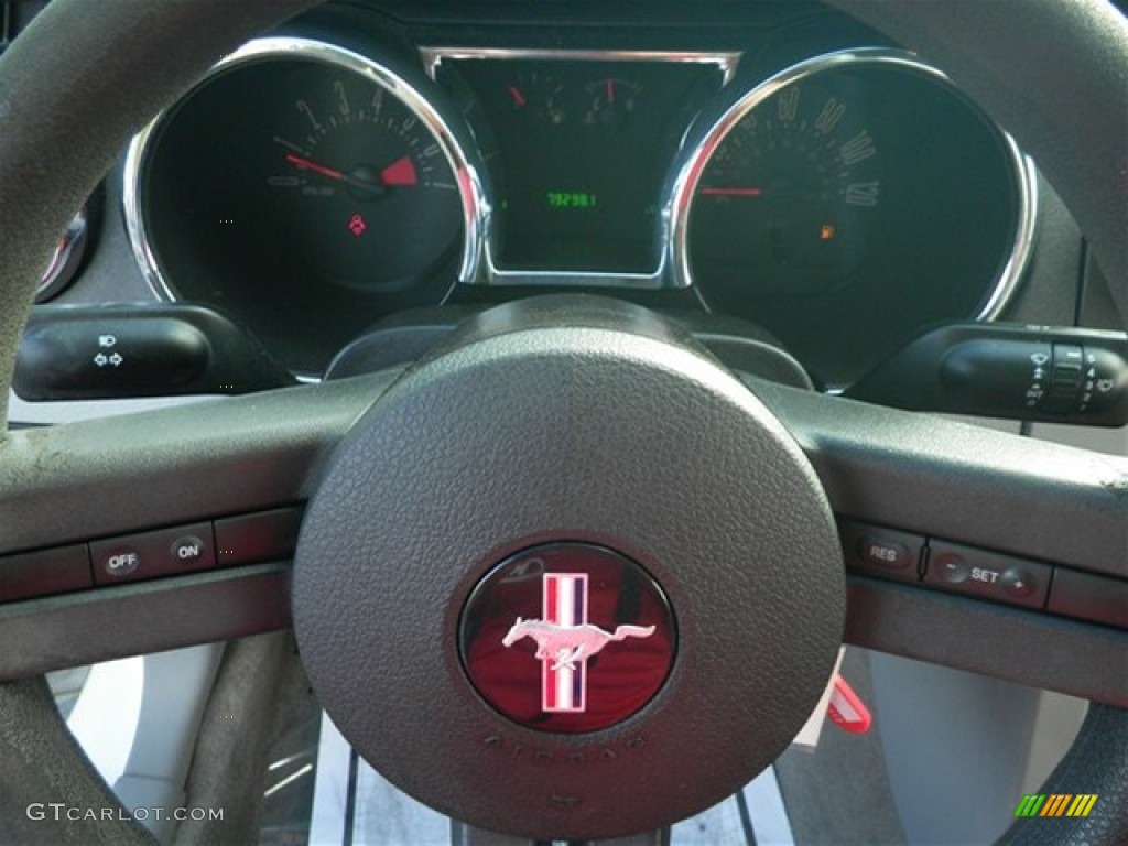 2007 Mustang V6 Deluxe Convertible - Performance White / Roush Black/Grey photo #40