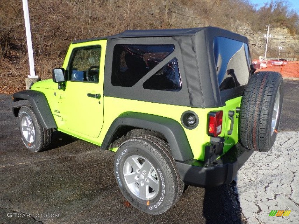 Gecko Green 2013 Jeep Wrangler Sport S 4x4 Exterior Photo #74401187