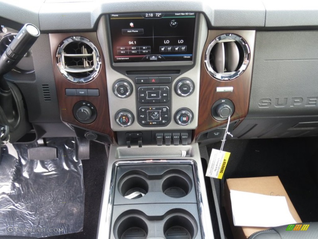 2013 Ford F350 Super Duty Lariat Crew Cab 4x4 Dually Controls Photo #74401420