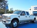 Oxford White 2009 Ford F350 Super Duty Lariat Crew Cab 4x4 Dually
