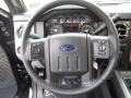 Black 2013 Ford F350 Super Duty Lariat Crew Cab 4x4 Dually Steering Wheel