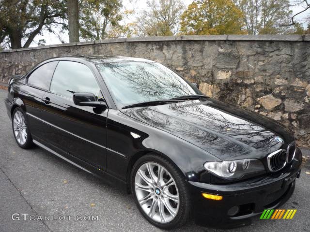 2005 3 Series 330i Coupe - Jet Black / Anthracite Black photo #1