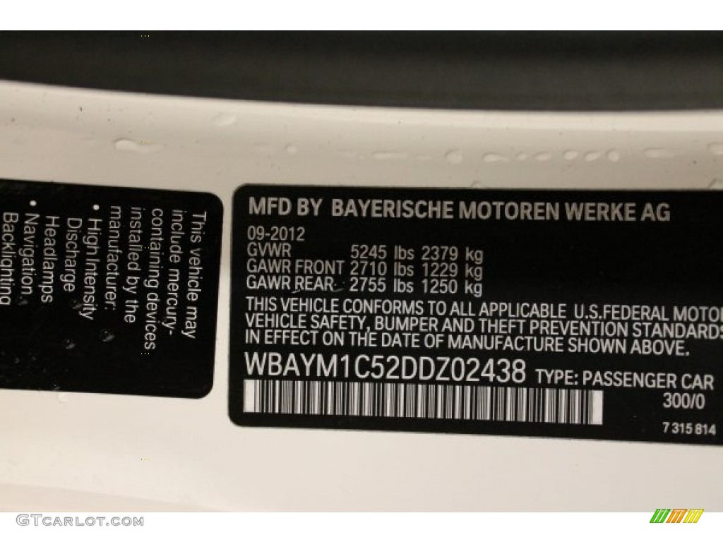 2013 6 Series 650i xDrive Coupe - Alpine White / Black photo #15