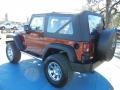 2010 Red Rock Crystal Pearl Jeep Wrangler Sport 4x4  photo #3