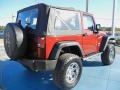 2010 Red Rock Crystal Pearl Jeep Wrangler Sport 4x4  photo #5