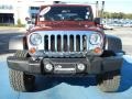 2010 Red Rock Crystal Pearl Jeep Wrangler Sport 4x4  photo #8