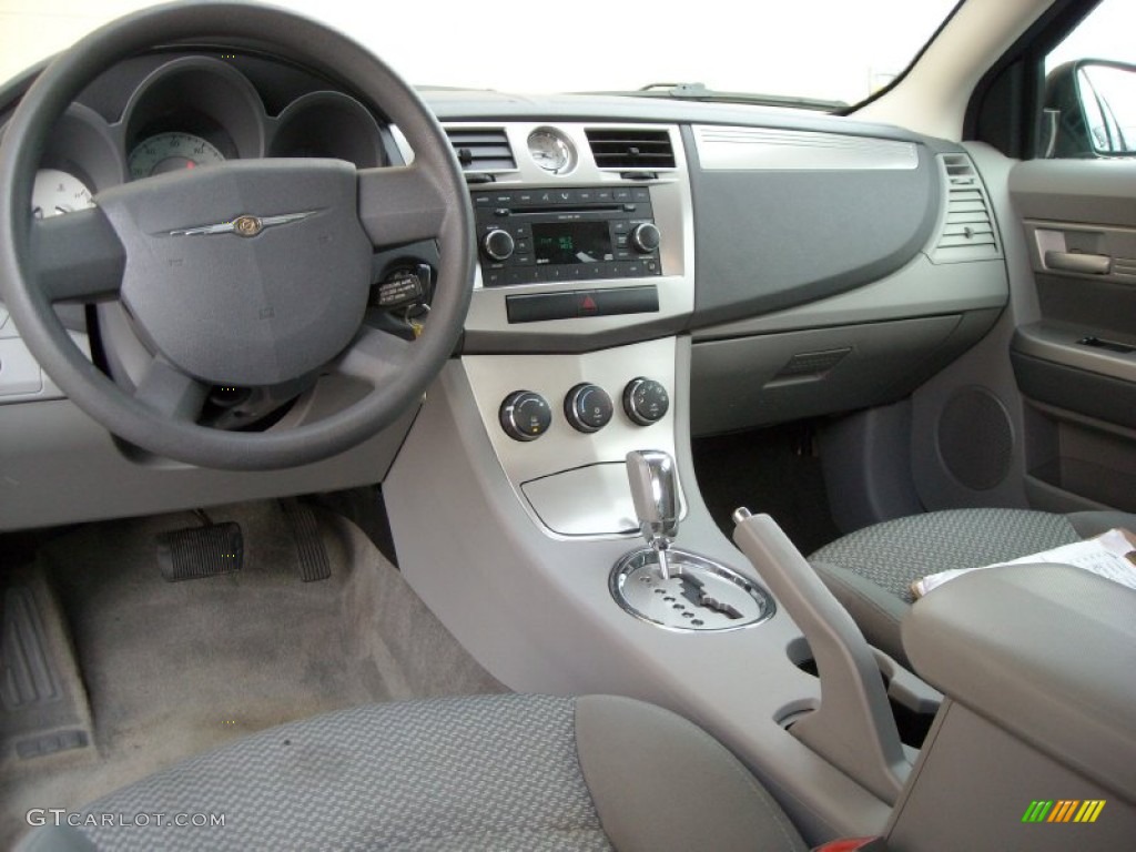2007 Chrysler Sebring Sedan Dark Slate Gray/Light Slate Gray Dashboard Photo #74403158