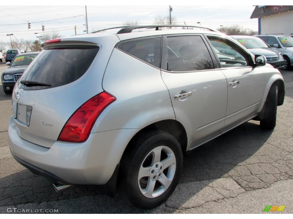 2005 Murano S AWD - Sheer Silver Metallic / Charcoal photo #6