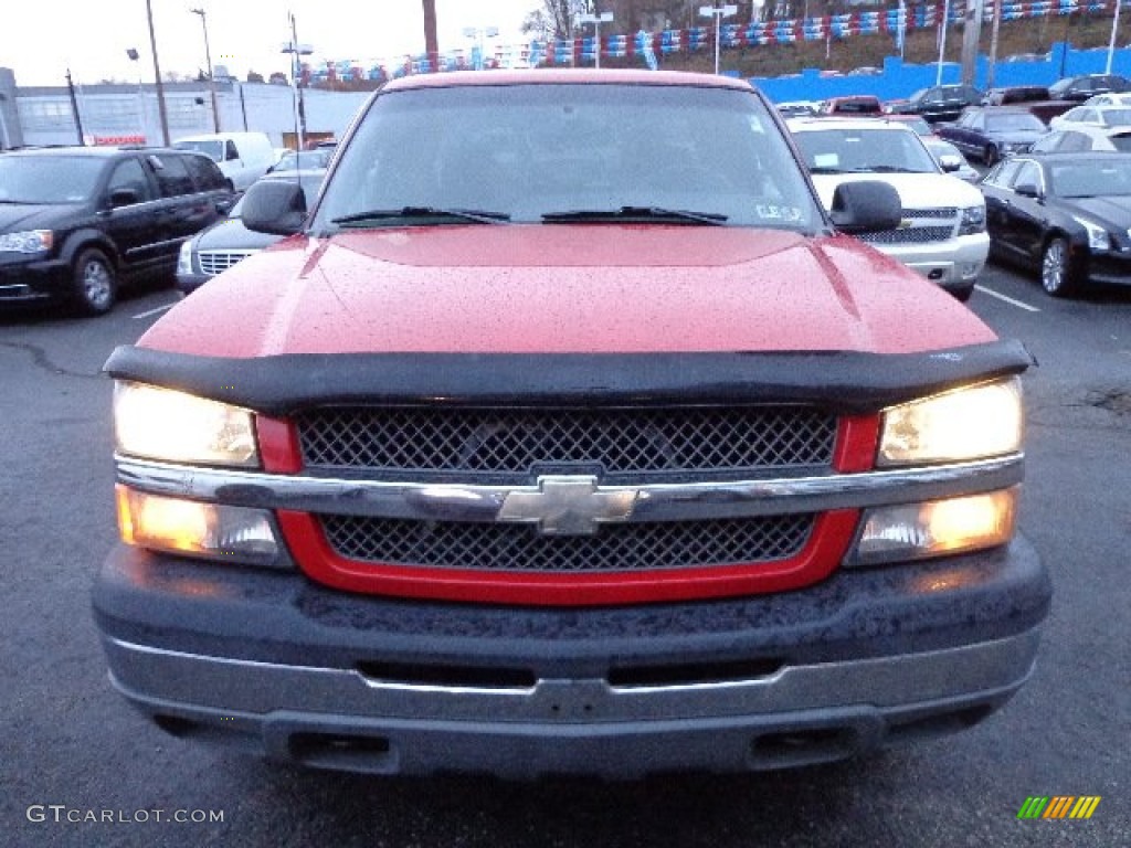 2003 Silverado 1500 LS Extended Cab 4x4 - Victory Red / Dark Charcoal photo #14