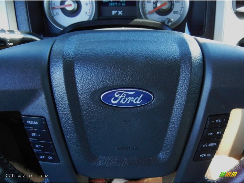 2010 F150 FX4 SuperCab 4x4 - Ingot Silver Metallic / Black photo #26