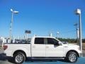 2010 White Platinum Metallic Tri Coat Ford F150 Lariat SuperCrew  photo #7