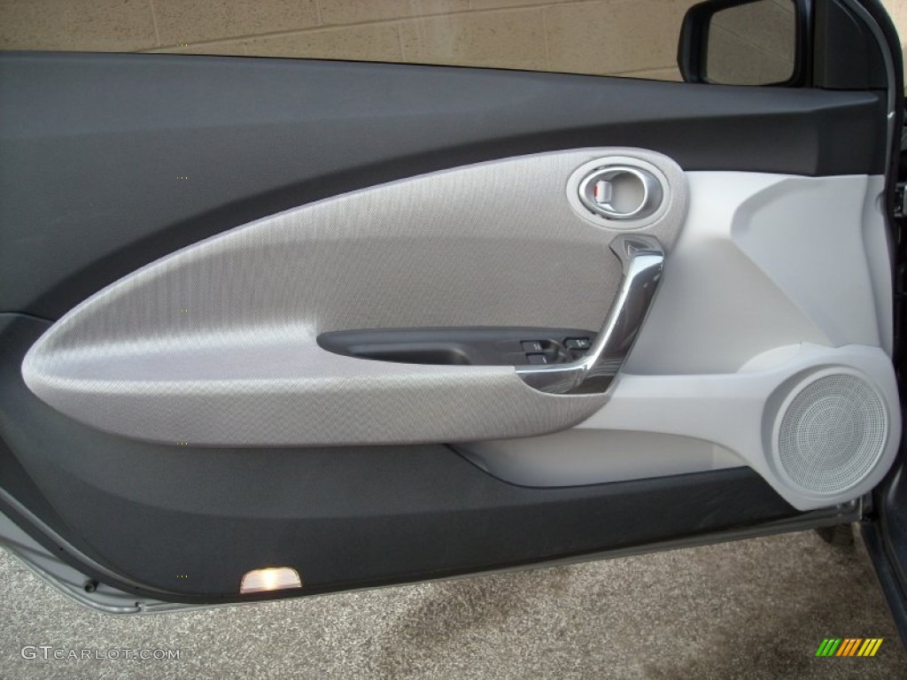 2011 Honda CR-Z EX Sport Hybrid Gray Fabric Door Panel Photo #74405179