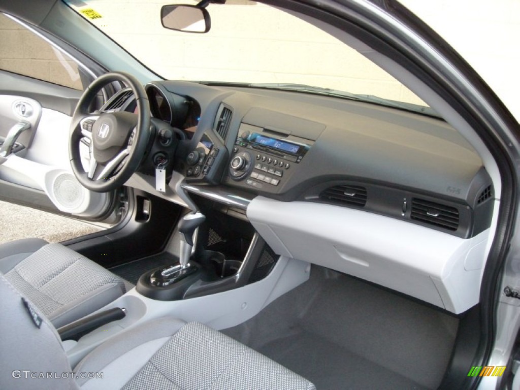 2011 Honda CR-Z EX Sport Hybrid Gray Fabric Dashboard Photo #74405317