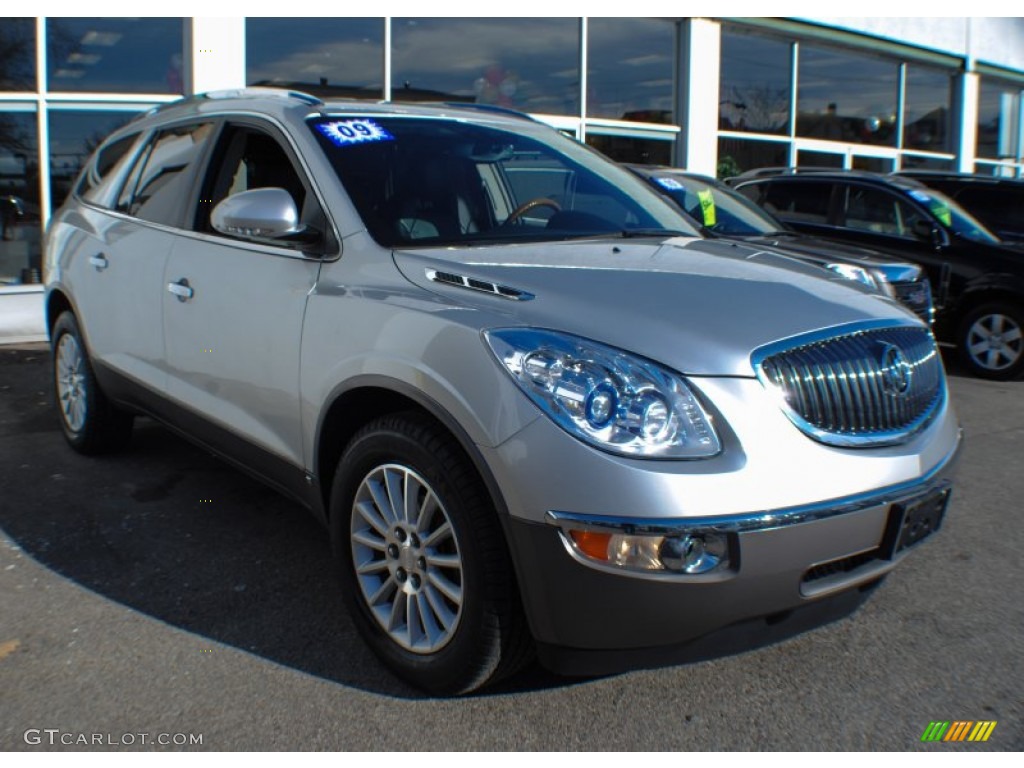 2009 Enclave CXL AWD - Quicksilver Metallic / Ebony Black/Ebony photo #7