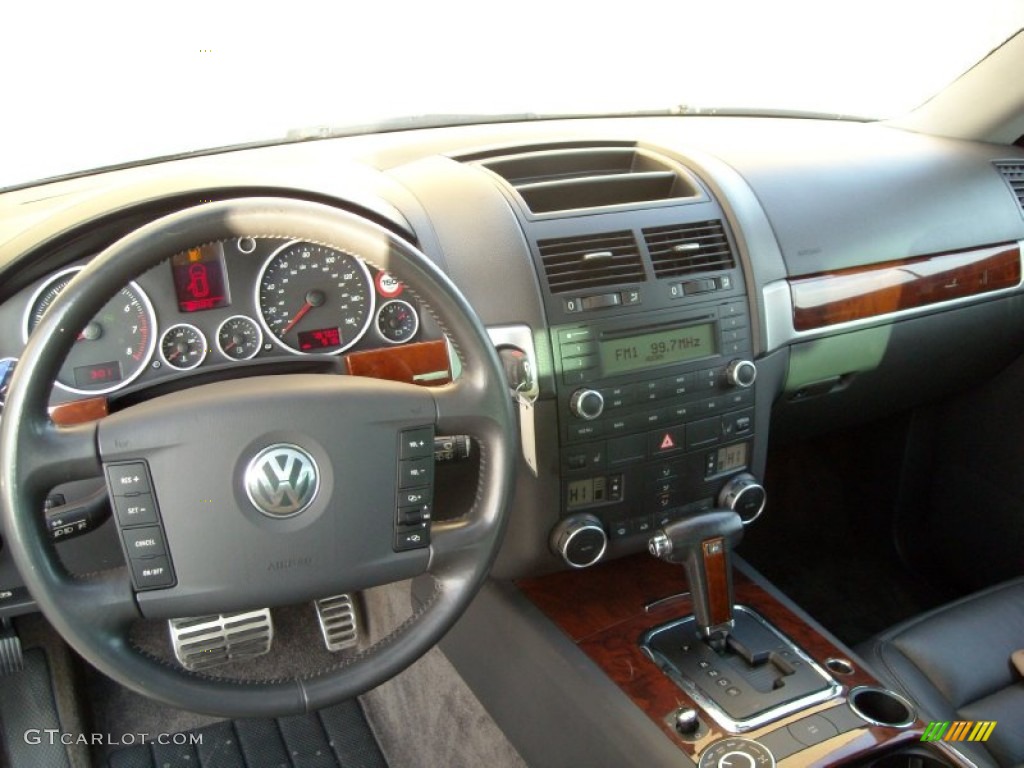 2004 Volkswagen Touareg V8 Anthracite Dashboard Photo #74405956