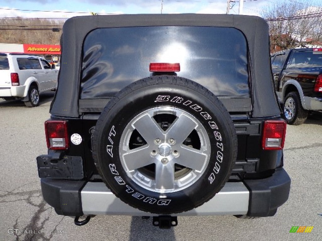 2009 Wrangler Sahara 4x4 - Black / Dark Slate Gray/Medium Slate Gray photo #4