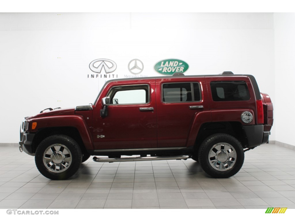 2009 H3 X - Sonoma Red Metallic / Light Cashmere/Ebony photo #2