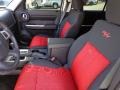 2008 Dodge Nitro Dark Slate Gray/Red Interior Front Seat Photo