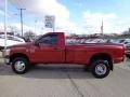 2008 Inferno Red Crystal Pearl Dodge Ram 3500 ST Regular Cab 4x4 Dually  photo #2