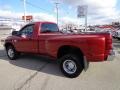 2008 Inferno Red Crystal Pearl Dodge Ram 3500 ST Regular Cab 4x4 Dually  photo #4