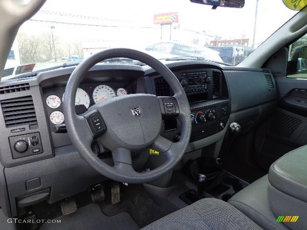 2008 Dodge Ram 3500 ST Regular Cab 4x4 Dually Medium Slate Gray Dashboard Photo #74409574
