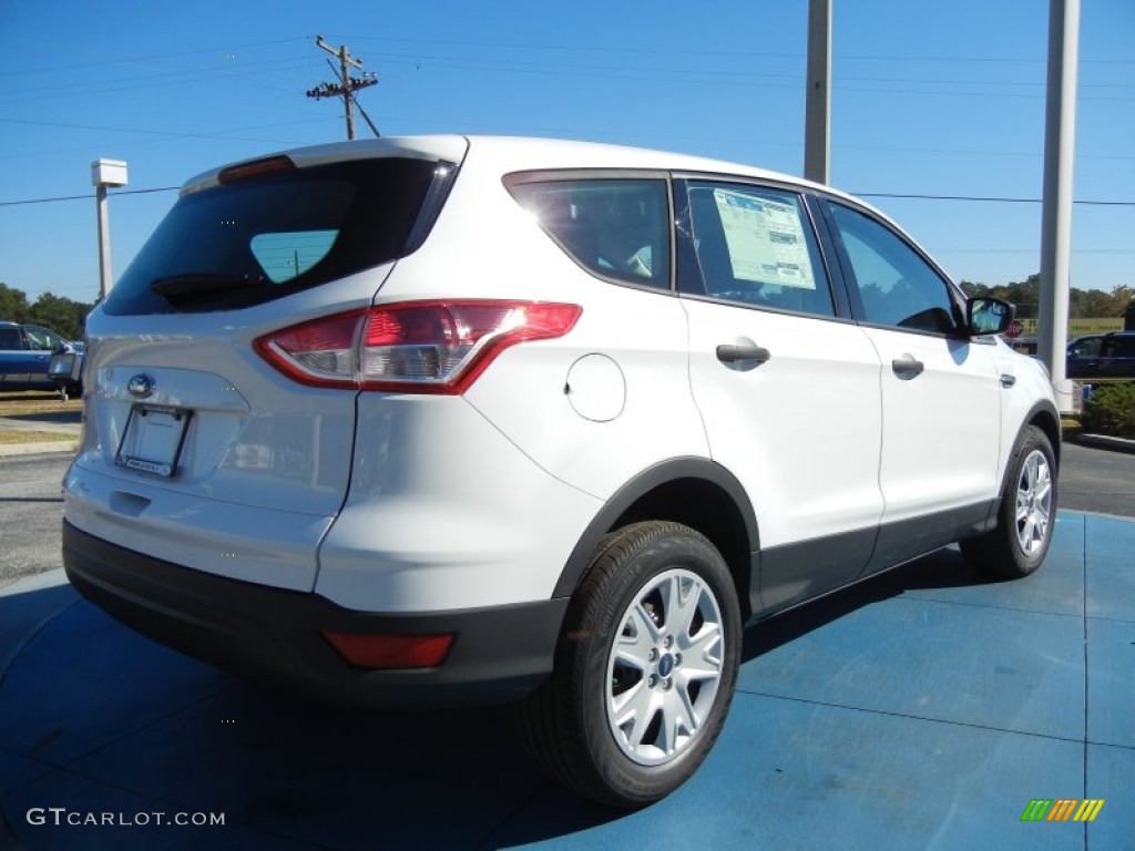 2013 Escape S - Oxford White / Charcoal Black photo #3