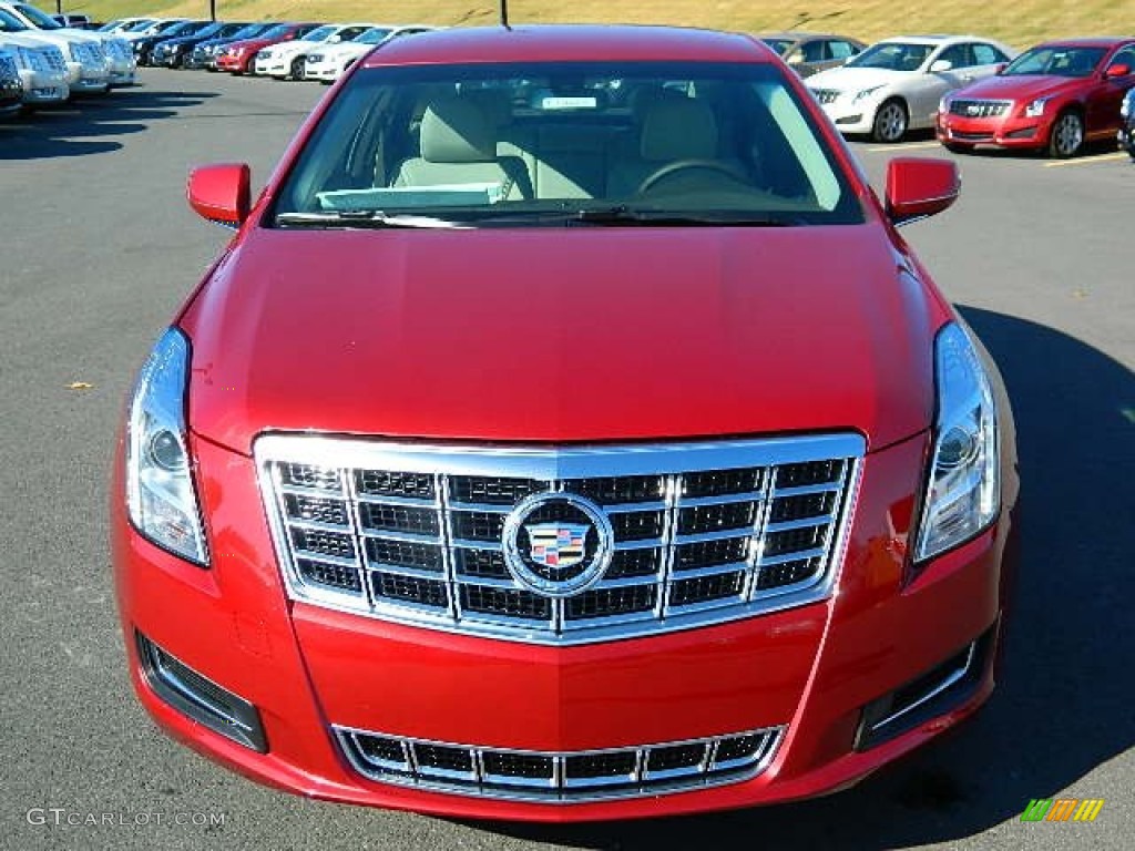 Crystal Red Tintcoat 2013 Cadillac XTS FWD Exterior Photo #74410498