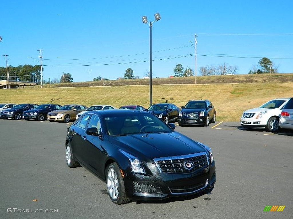 2013 ATS 2.5L - Black Diamond Tricoat / Caramel/Jet Black Accents photo #1