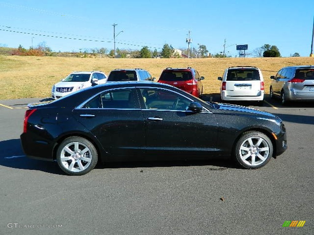 2013 ATS 2.5L - Black Diamond Tricoat / Caramel/Jet Black Accents photo #2